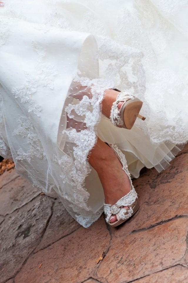 flat heel bridal shoes
