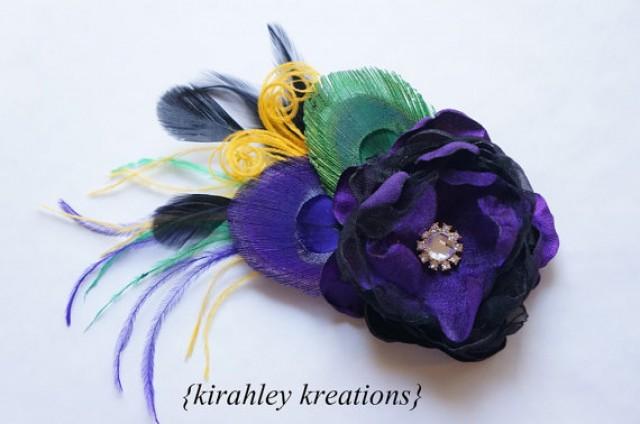 mardi gras headpiece black and white