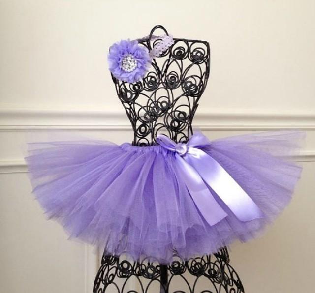 Lavender Birthday Tutu, Lavender Flower Girl Tutu 2377013 Weddbook