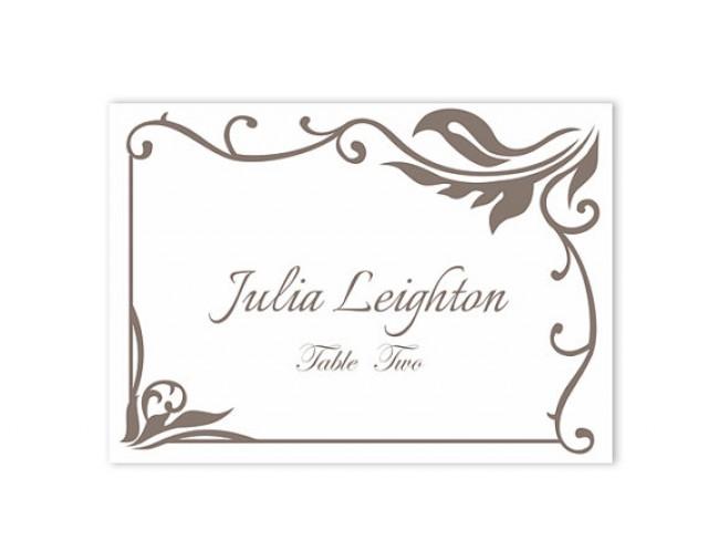 pre printed wedding place cards