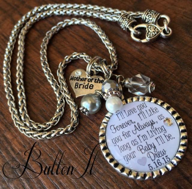 Mother Of The BRIDE Gift, Today A Bride, Forever Your Little Girl, I'll ...