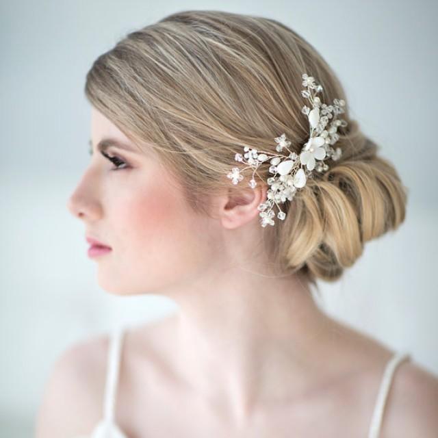 Bridal Hair Comb Beach Wedding Hair Accessory Crystal Hair Comb