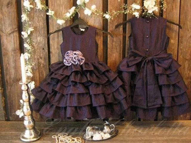 steampunk flower girl dresses