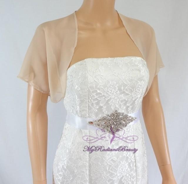 silver bolero jacket for wedding