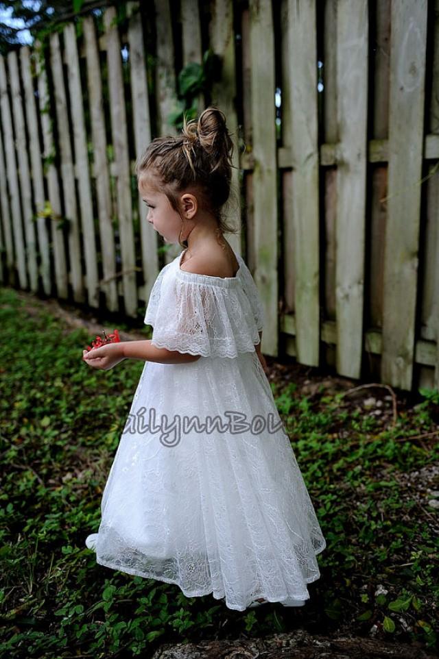 boho baptism dress