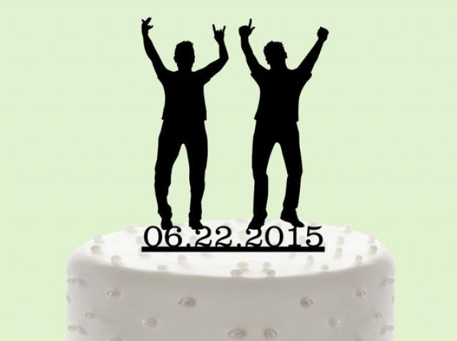 Mr And Mr Cake Topper Custom Wedding Cake Topper Same Sex Wedding Cake Decorwedding Cake 