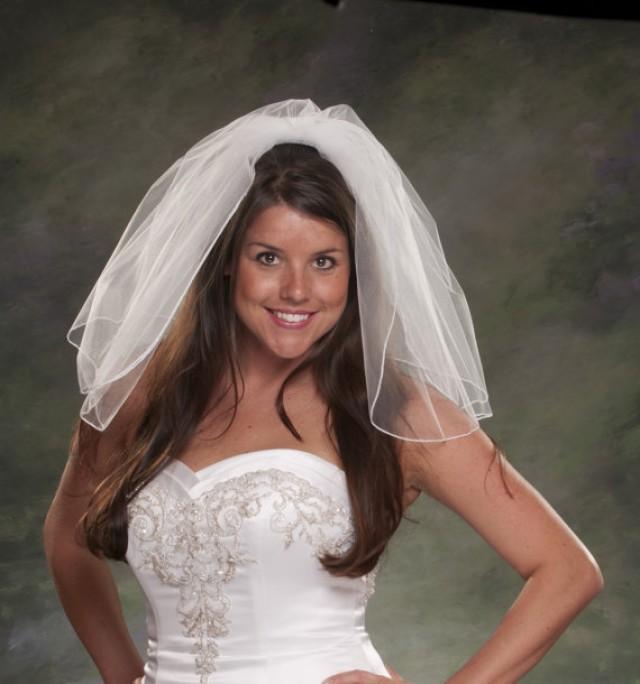 2 layer wedding veils