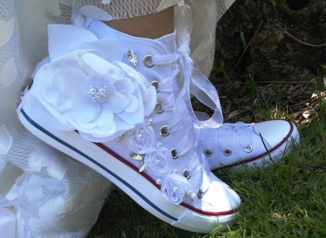 blue wedding converse shoes