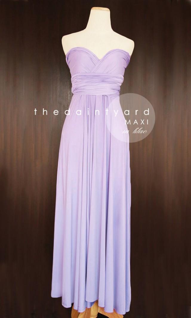light purple wrap dress