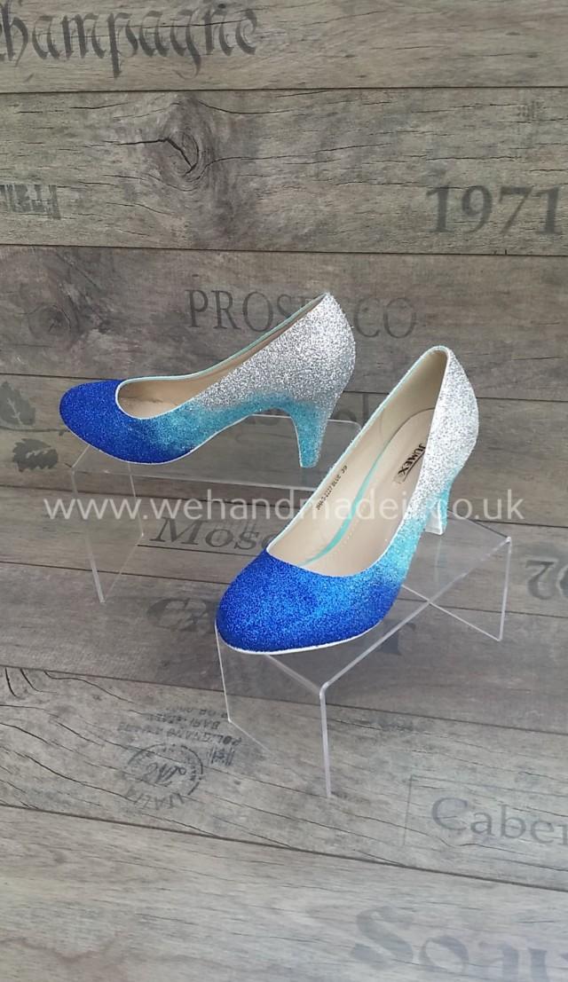 size 2 silver prom shoes