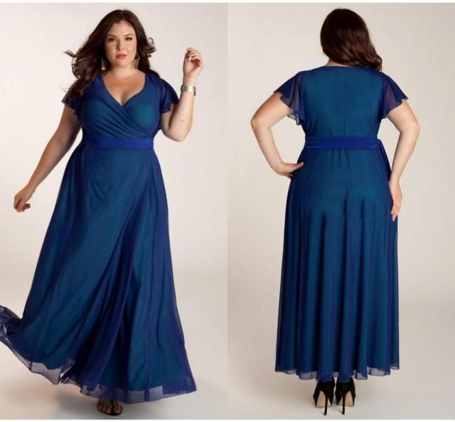 simple long gown for plus size