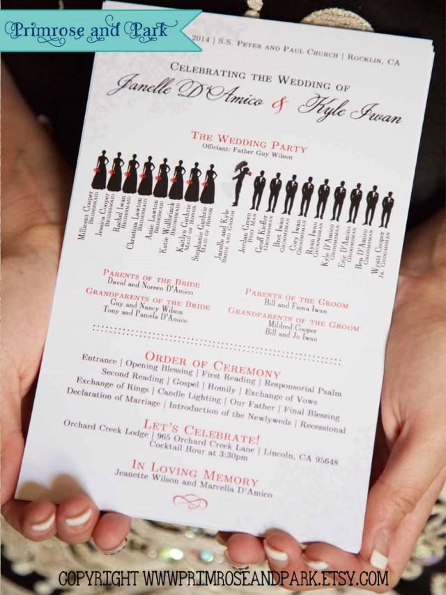 Wedding Program Template