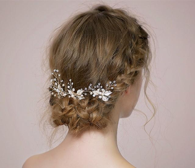Fresh Water Pearl Wedding Hair Accessories Bridal Hair Pins