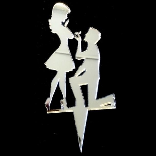 Engagement Fiance /& Fiancee Cake Toppers 10cm