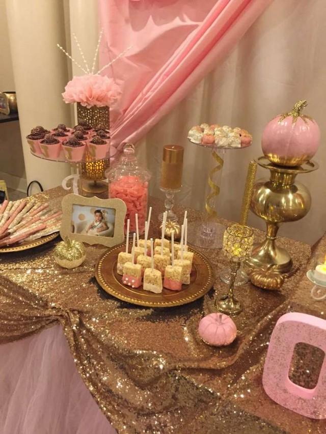 Wedding Theme - Pink & Gold Birthday Party Ideas #2409282 - Weddbook