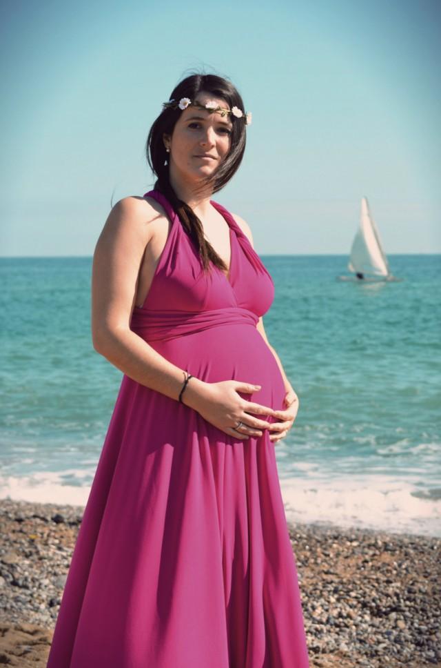 maternity infinity dress