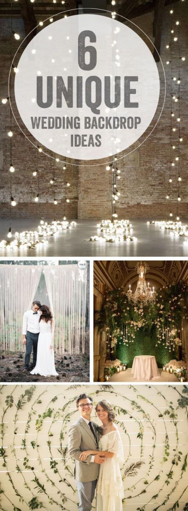 Ceremony - 6 Unique Wedding Backdrop Ideas #2413399 - Weddbook