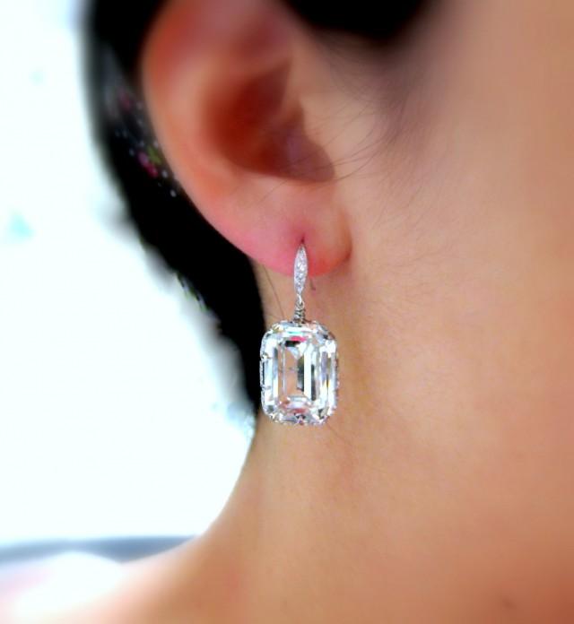 White earrings for wedding Clearance