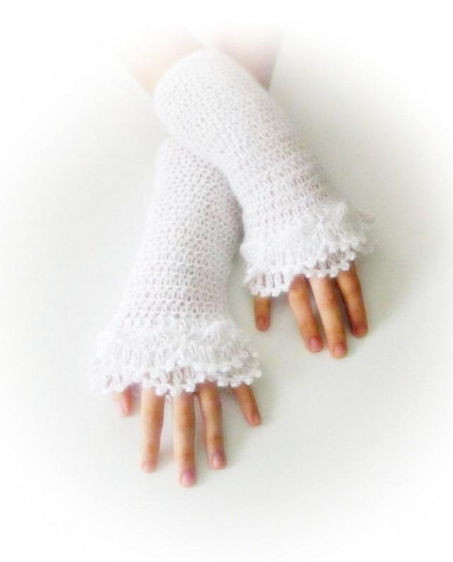 winter bridal gloves