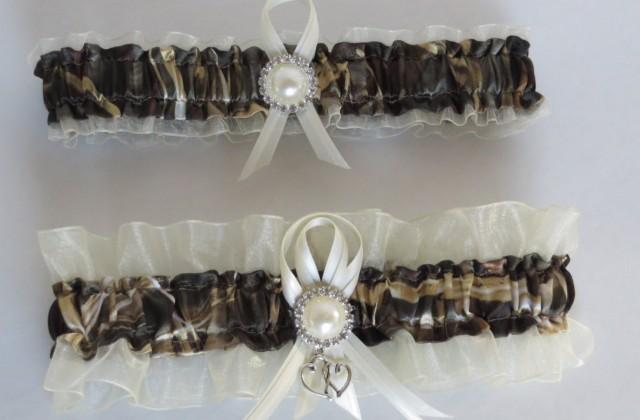 Realtree Camo Garter Bridal Garter Wedding Garter Realtree Max 4 Camo Garter Set Camo 0287