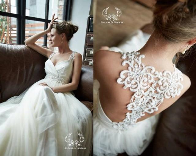 Wedding Dress. Beach Wedding Dress. Tulle Wedding Dress Katy #2416338