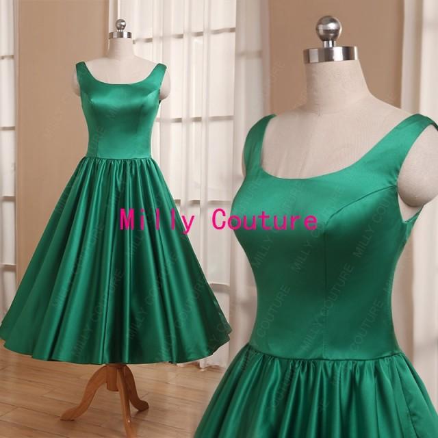 Emerald Green Bridesmaid Dress,vintage ...