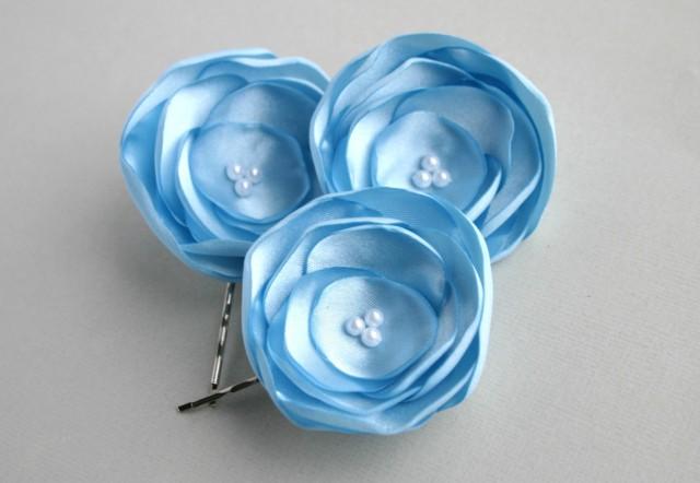 baby blue hair clips