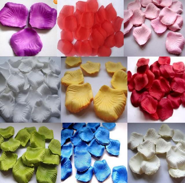 1000pc Silk Rose Petals Wedding Supplies Wholesale Us Seller 2420436 Weddbook