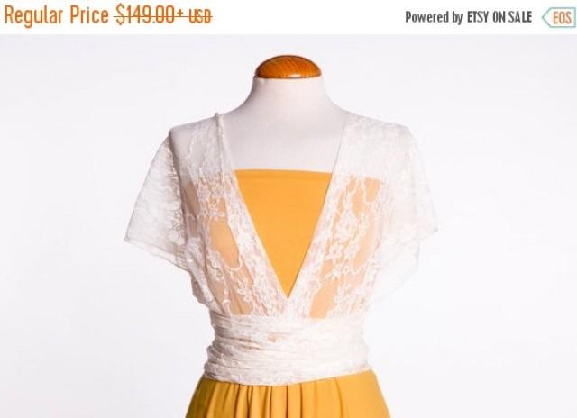 white and mustard dress