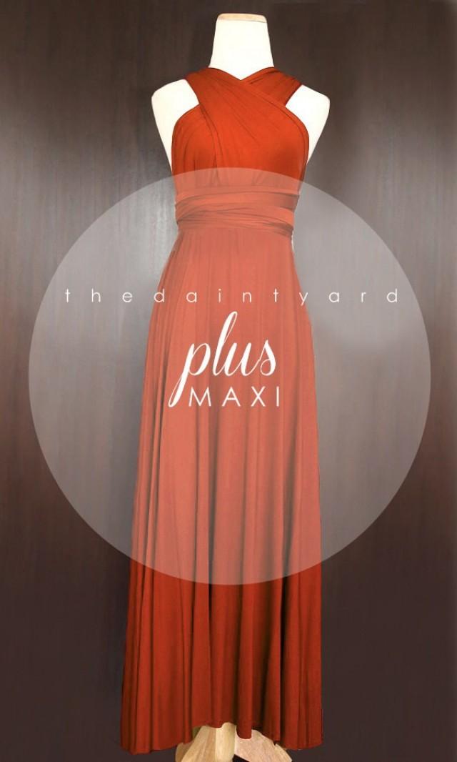 orange plus size bridesmaid dresses