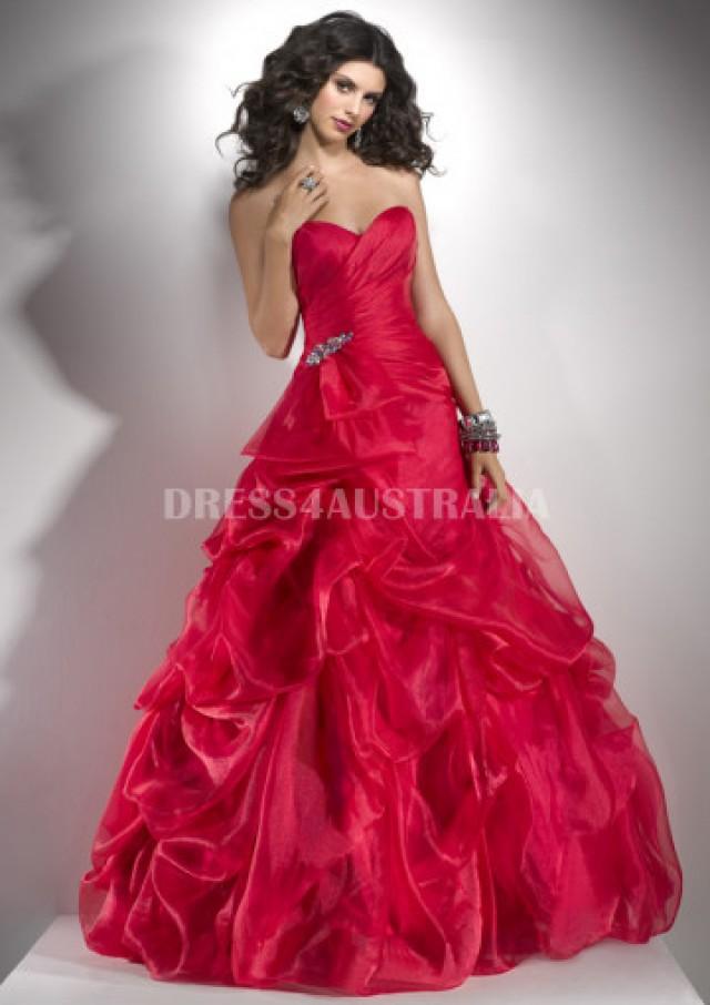 Buy Australia Aline Ruby Pickup Skirt Organza Evening Dress/ Prom