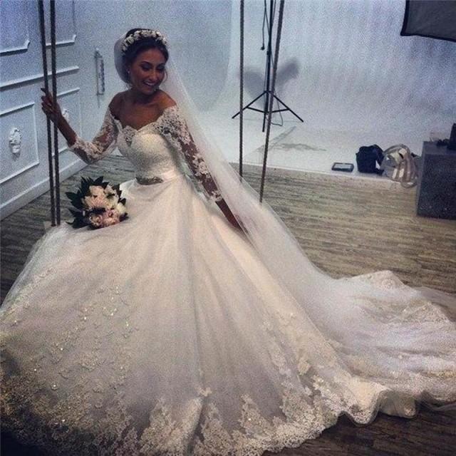 New Elegant Plus Size Wedding Dress 