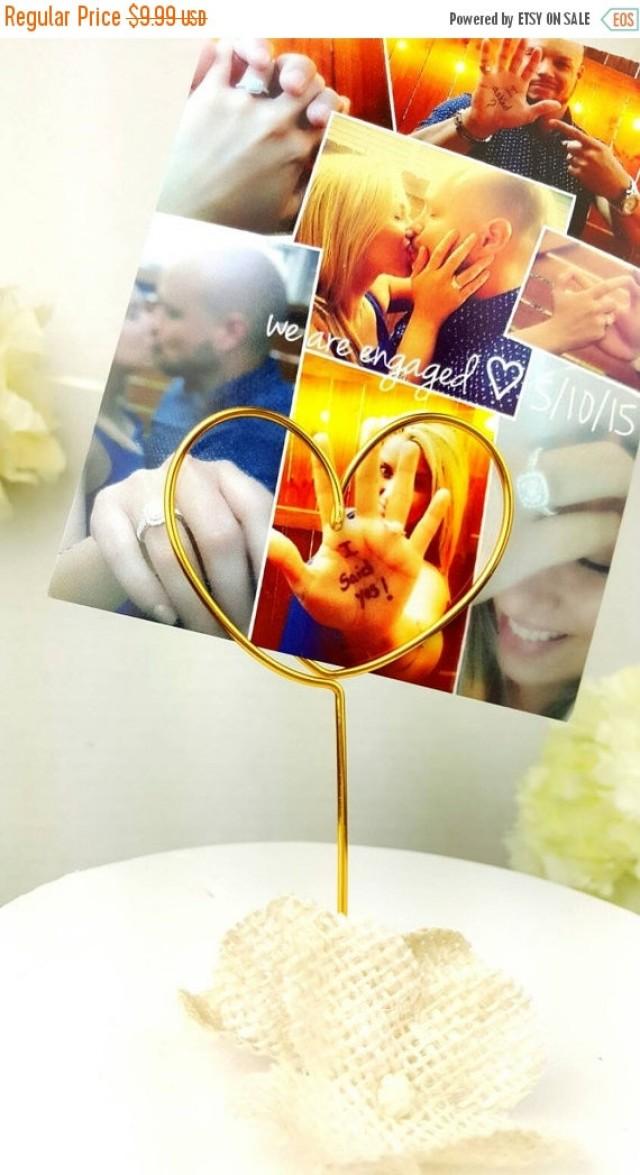 Heart Picture Holder, Wire Photo Holder, Picture Holder, Wire Heart