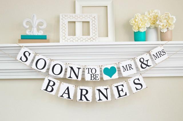 Engagement Party Decor Bridal Shower Soon To Be Banner