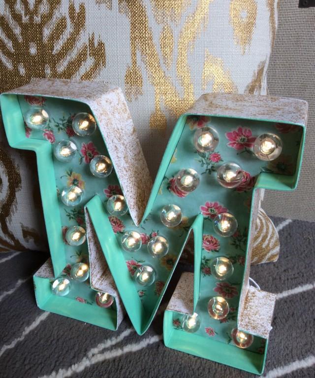 8 Custom Made Light Up Marquee Letter Cake Topper Numbers Heart