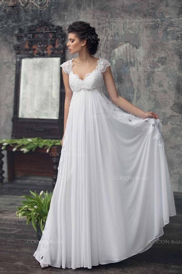 Bohemian Wedding Gown From Chiffon 