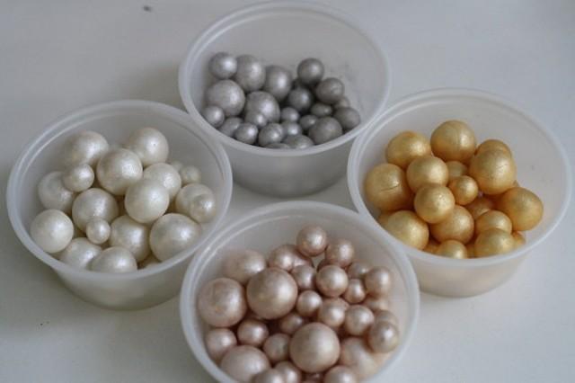 250 Metallic And Pearl Luster Fondant Pearls Various Sizes For Cake Decorating Cake Jewels Cake Supplies Edible Pearls Sugar Pearls 2426928 Weddbook