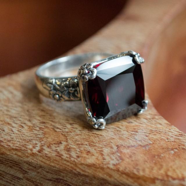 large garnet stone
