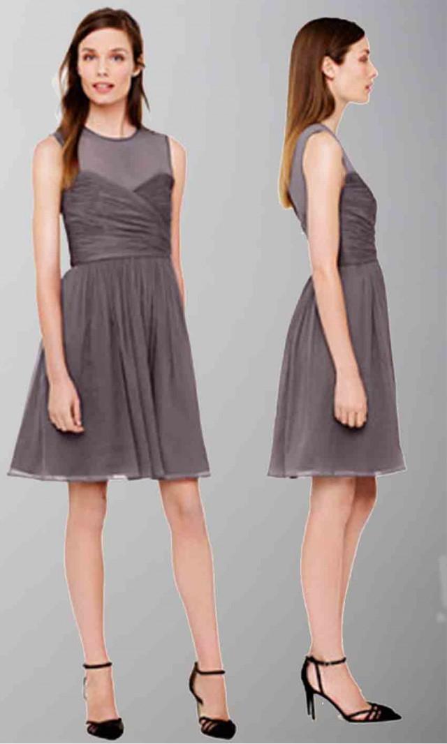 Cross Illusion Sweetheart Flirty Cocktail Bridesmaid Dresses KSP179