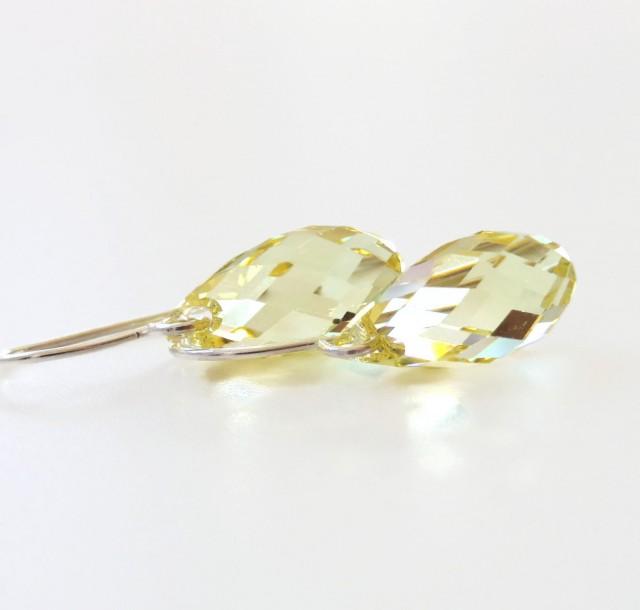 pale yellow earrings