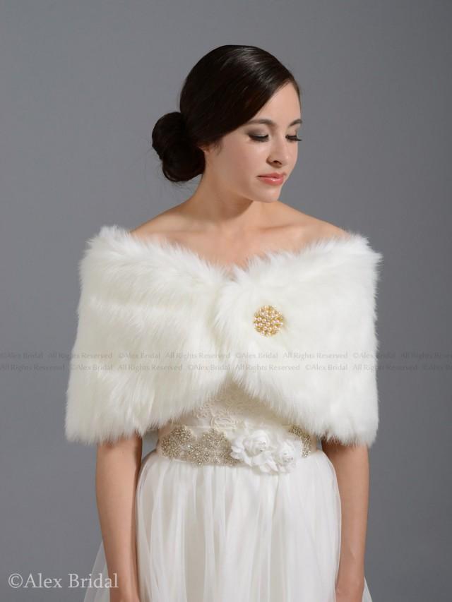 bridal wrap ivory