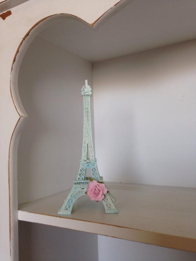 Blue Eiffel Tower Decorations, Paris Decor, Shabby Chic Paris, Shabby