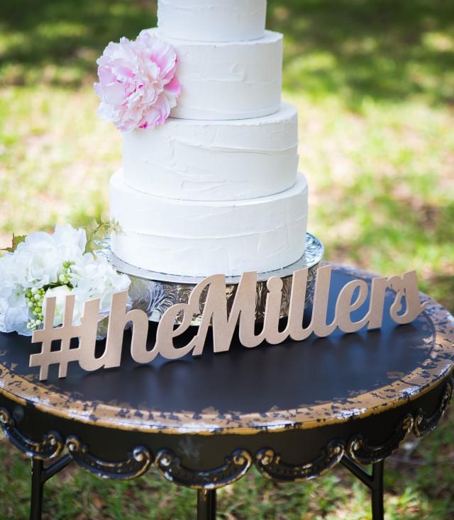 Personalized Wedding Hashtag Sign, Photo Prop Or Wedding ...