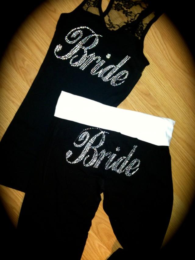 bride yoga pants