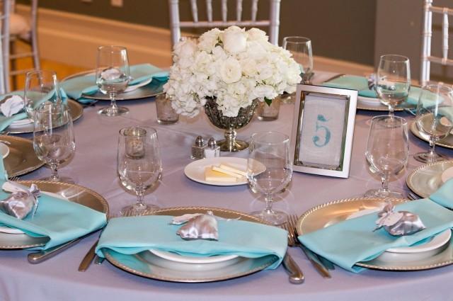 Wedding Table Numbers Beach Wedding Decor Teal Or Blue