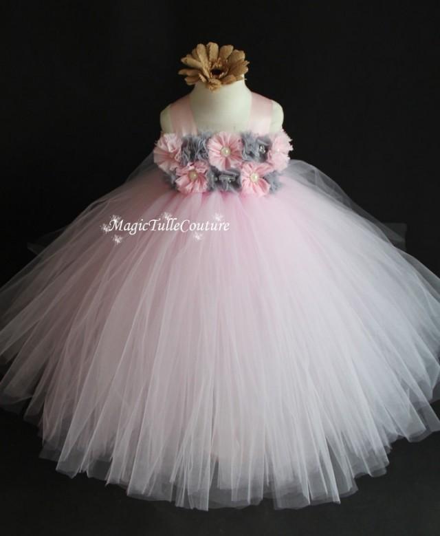 blush pink tutu dress