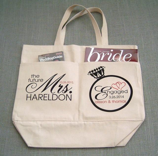 future mrs tote bag