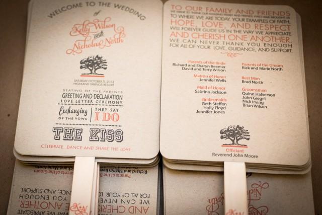 Diy Printable Wedding Program Fan Order Of Service Wedding