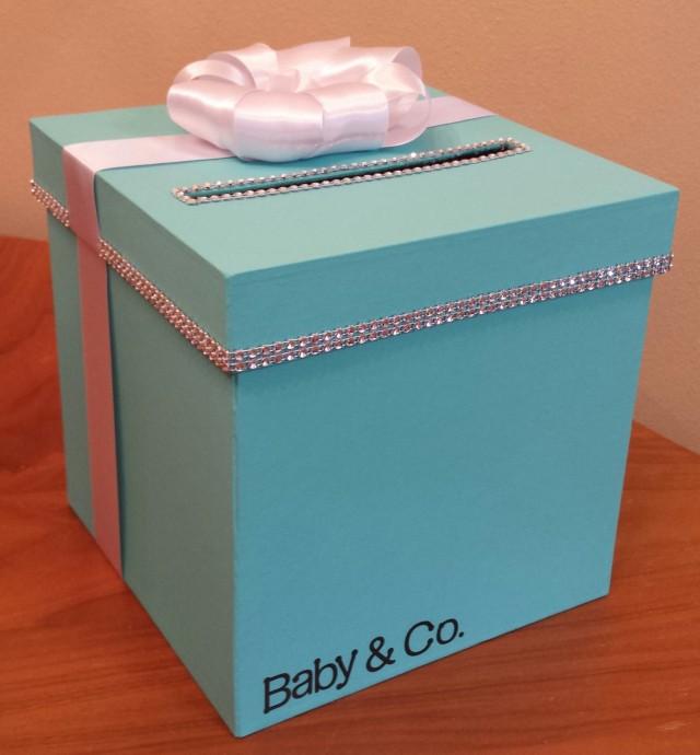 card box for baby shower