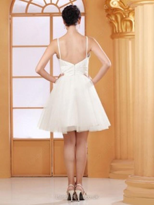 Short Wedding Dresses In Mini Length Knee Length At Landybridal